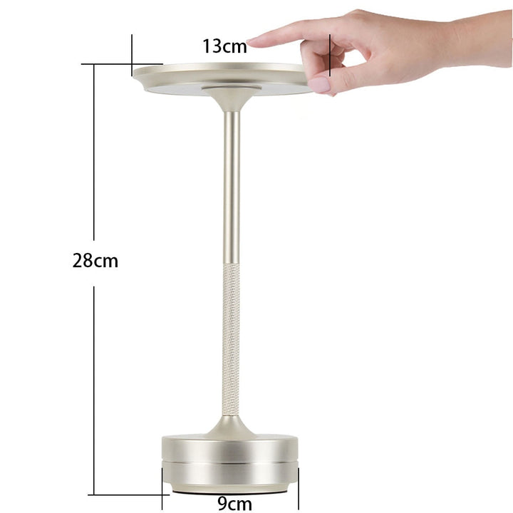 Lámpara de mesa de metal galvanizado LED - Luminaria